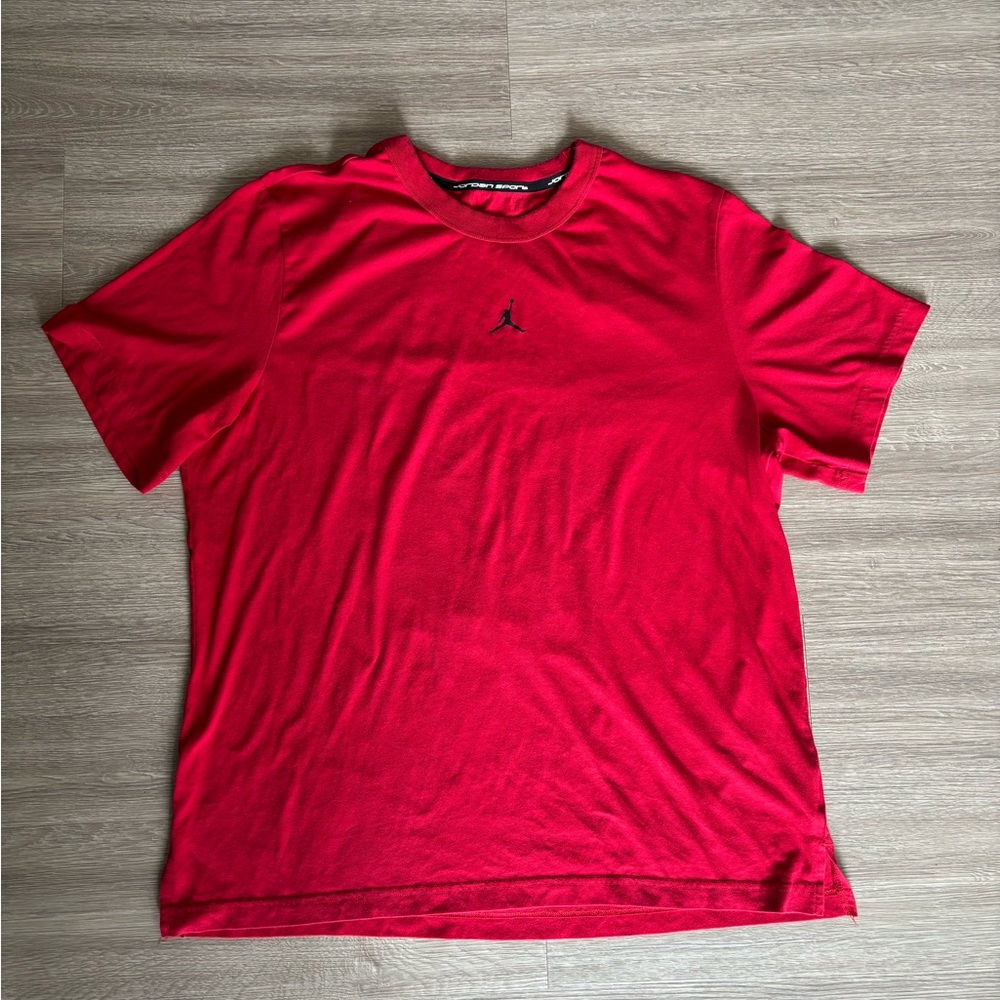Jordan Men's Vibrant Red Short Sleeve Tee